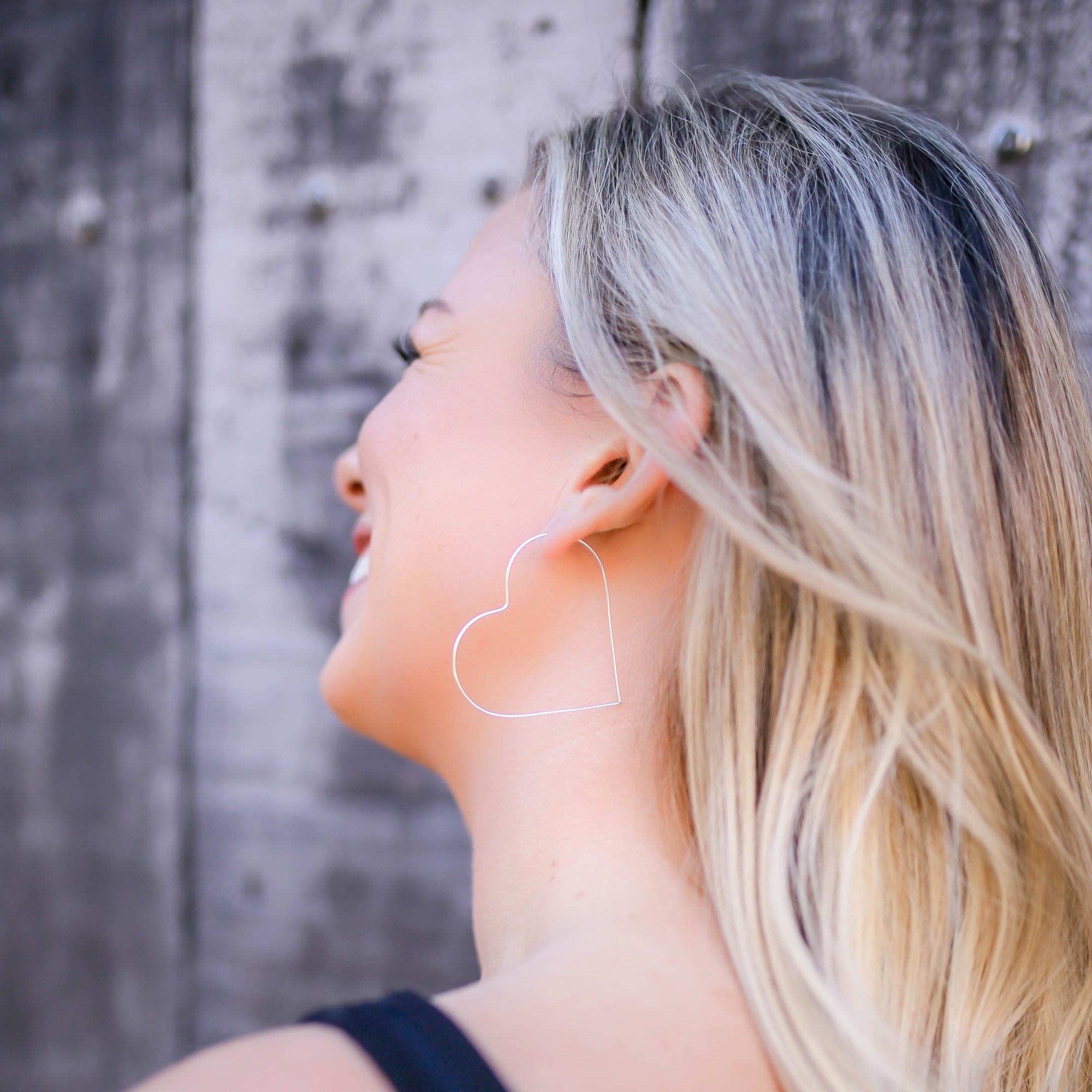 HEART HOOP EARRING COLLECTION