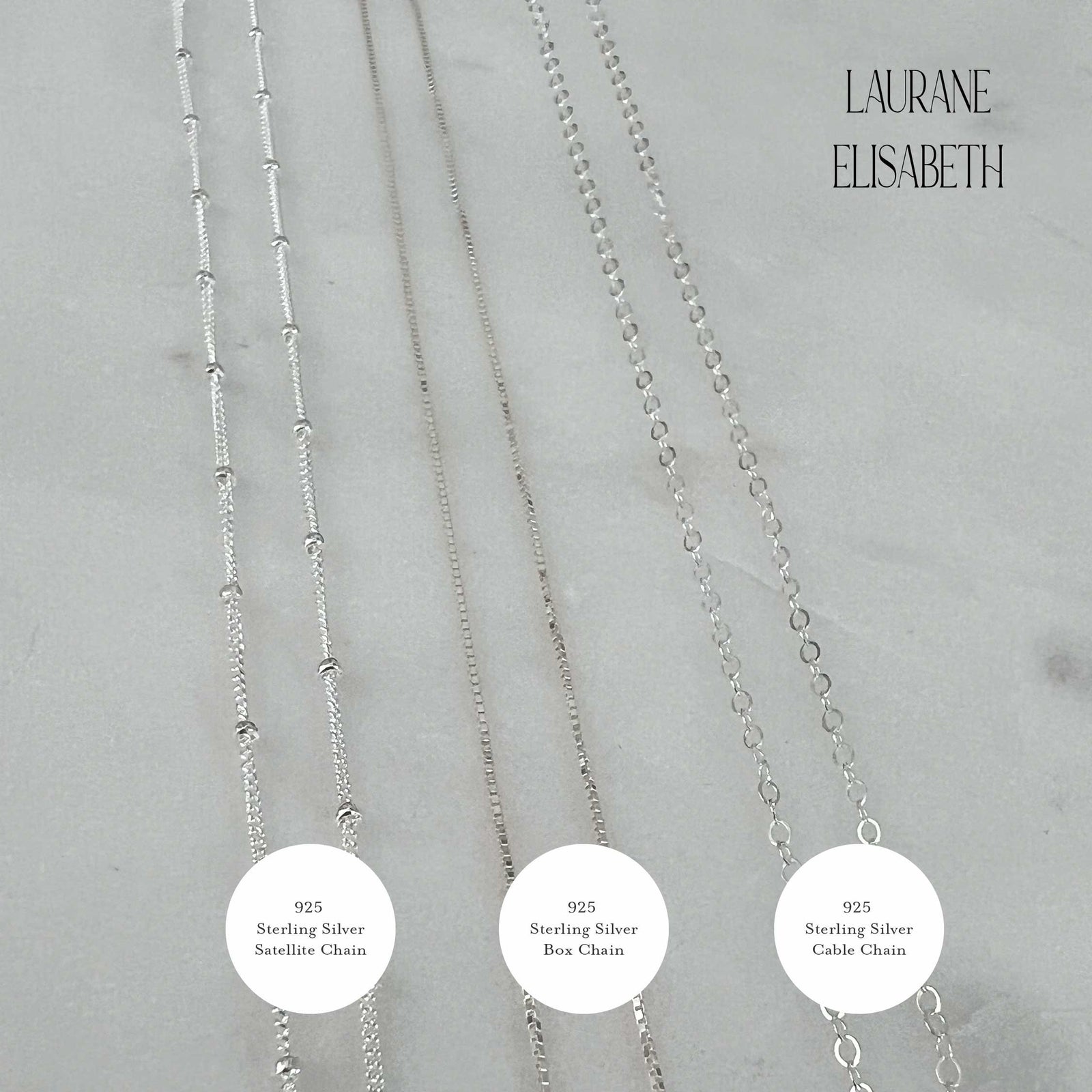 Layering Necklaces • 14K Gold Filled • 925 Sterling Silver • Cable Chain • Satellite Chain • Box Chain
