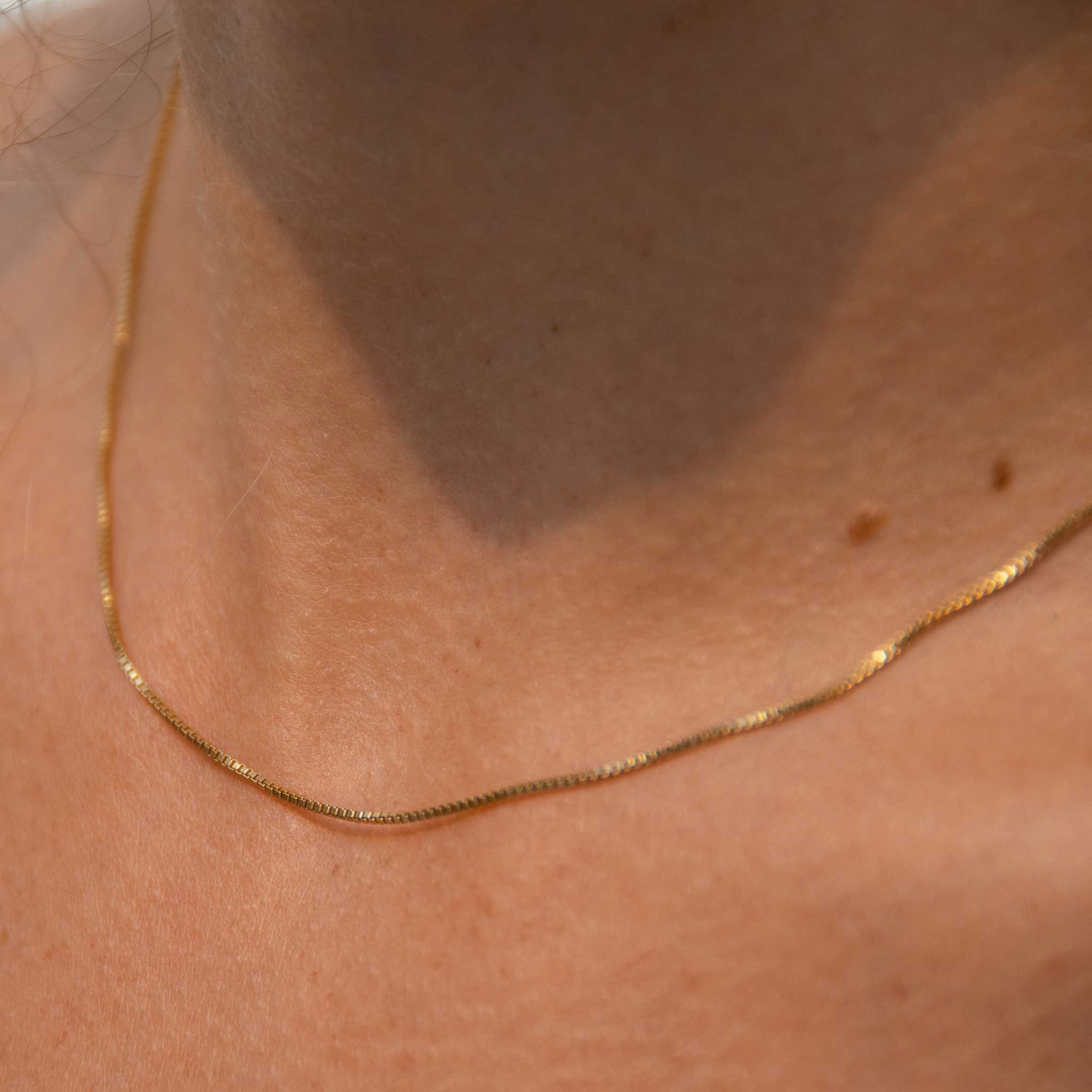 Box Chain Necklace - Gold – Alana Maria Jewellery