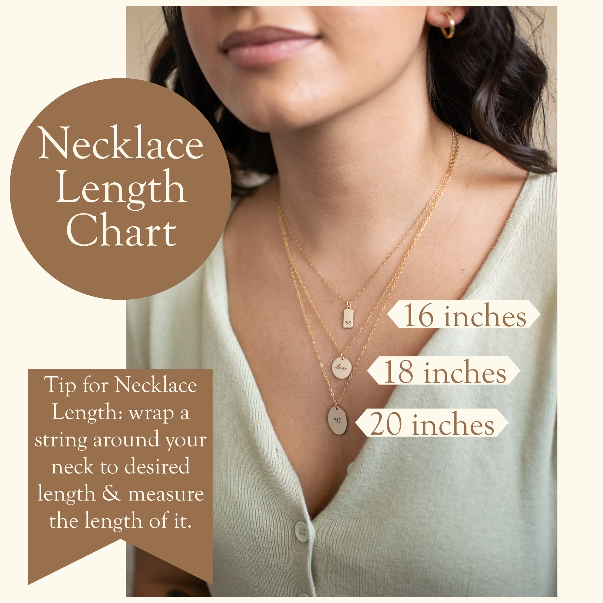 Necklace & Chain Length Size Guide: Necklace Chain Size Chart | REEDS  Jewelers