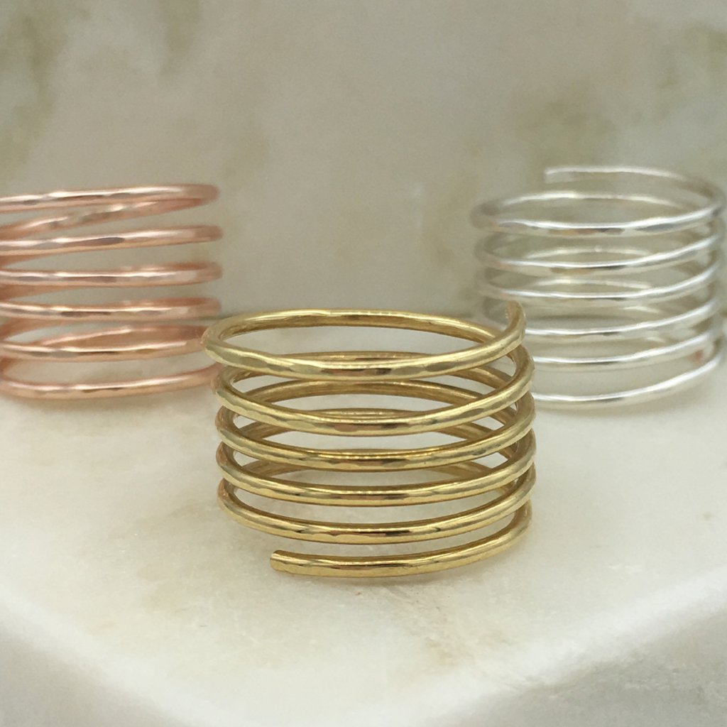 Gold Filled Coil Ring - Laurane Elisabeth